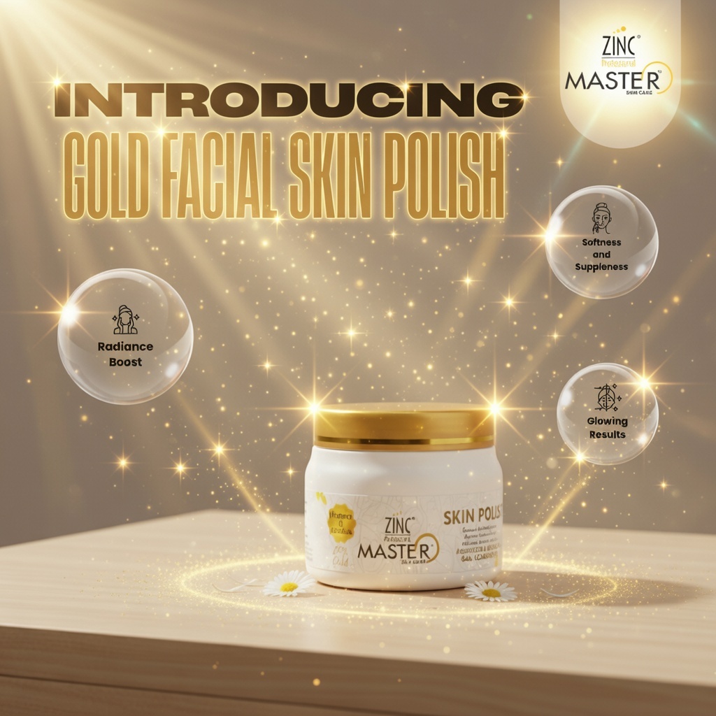 Zinc Master Gold Facial Skin Polisher 250g