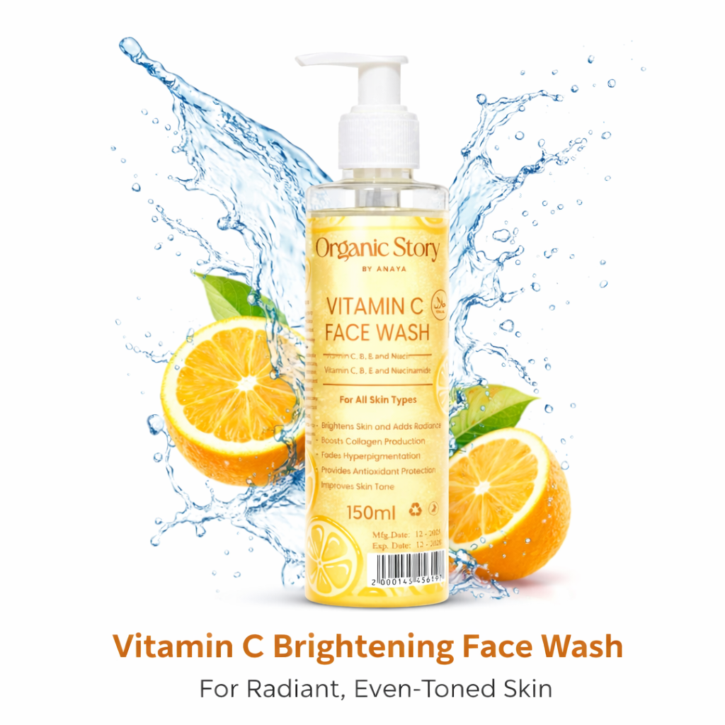 Organic Story Vitamin C Brightening Face Wash (150ml)