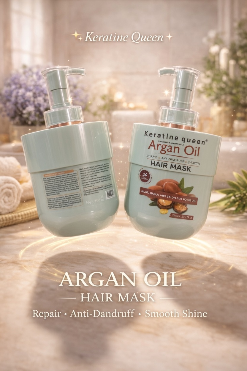 Keratin Queen Argan Oil Repair Hair Mask 1000ml