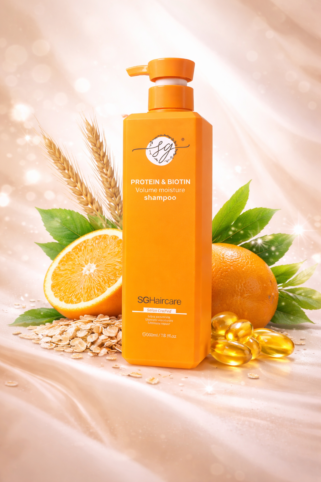 SG Haircare Protein & Biotin Volume Moisture Shampoo