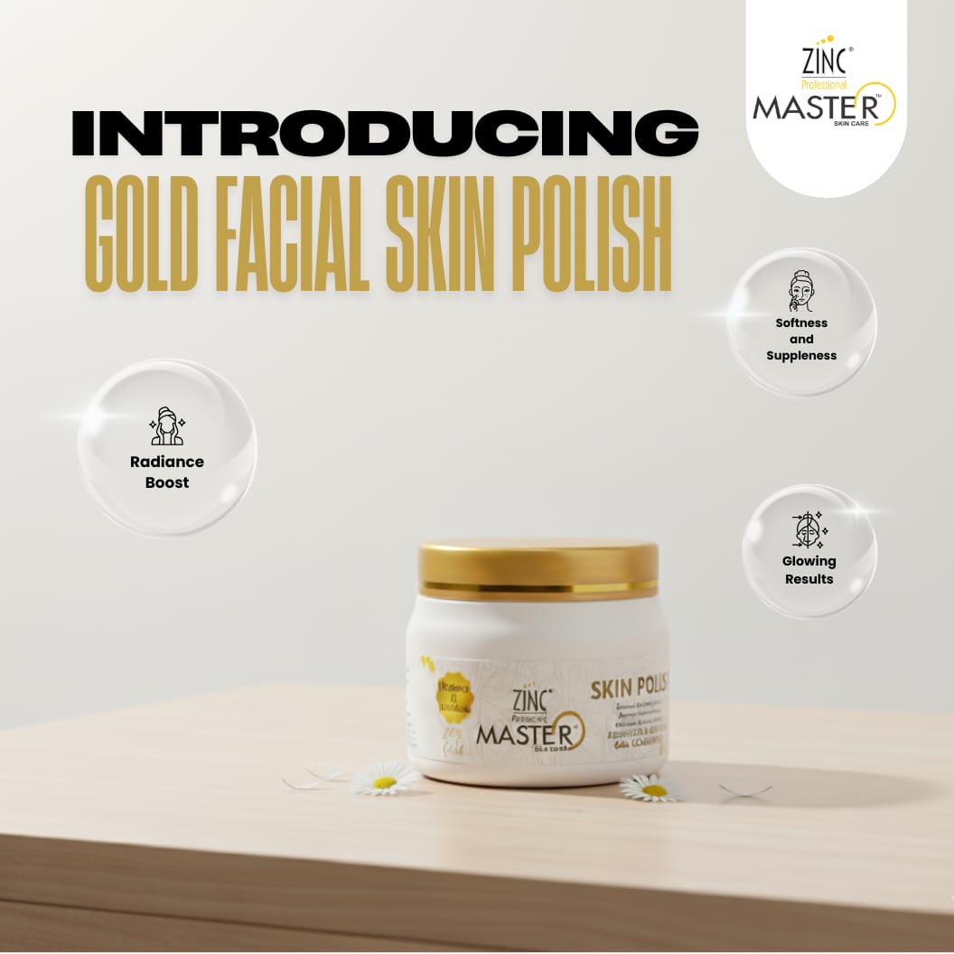 Zinc Master Gold Facial Skin Polisher 250g