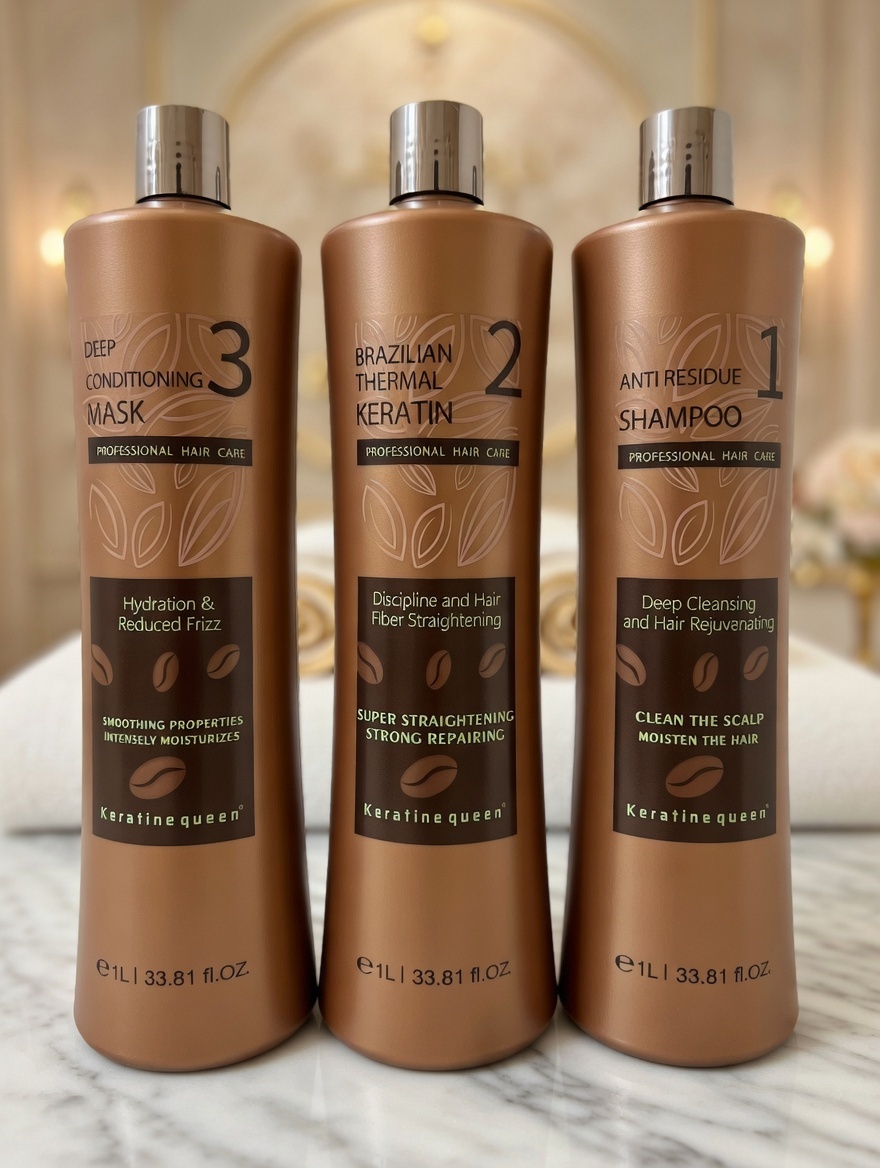 Keratin Queen Brazilian Keratin 3-Step Set
