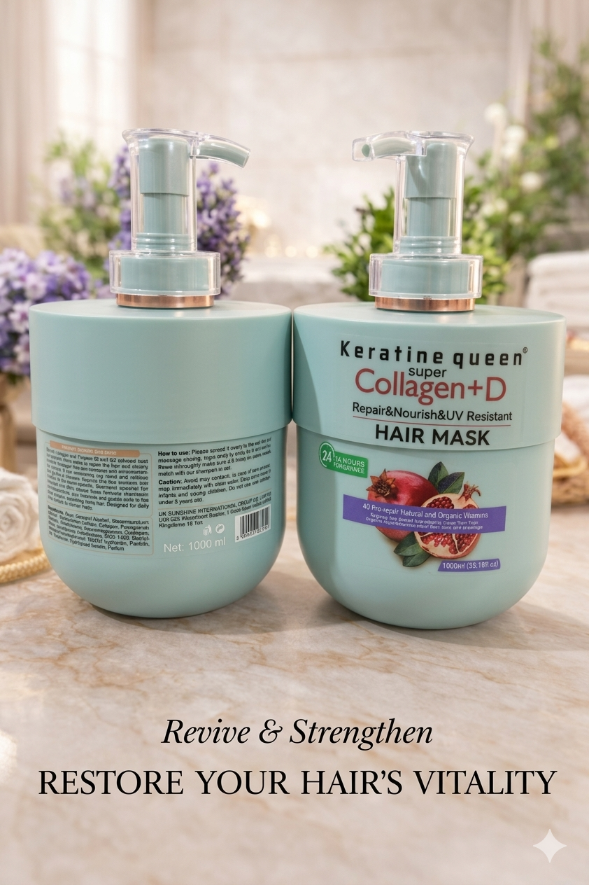 Keratin Queen Collagen D Repair Hair Mask 1000ml